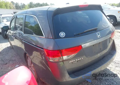 2017 Honda Odyssey Ex-L from USA, damaged, VIN 5FNRL5H67HB010963